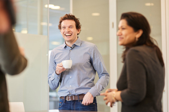 Collega's in overleg